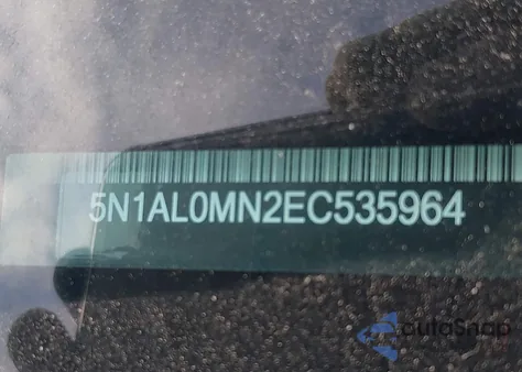 2014 Infiniti Qx60 из США, поврежденный, VIN 5N1AL0MN2EC535964